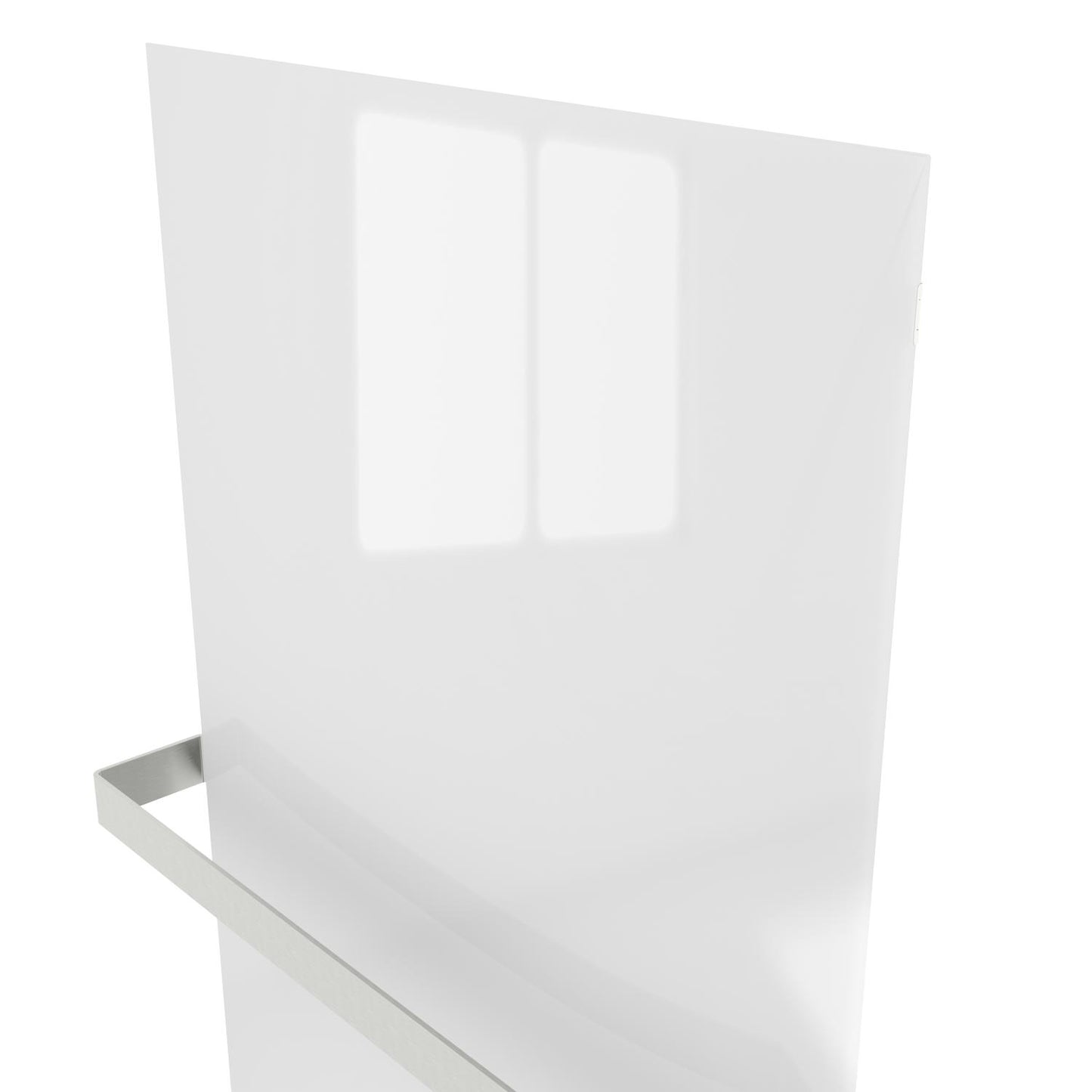 DIGEL HEAT Infrarot-Badheizung Glas schwarz u. weiß