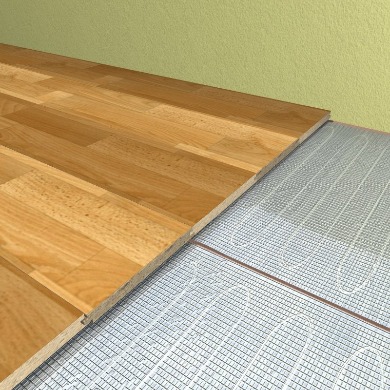 Alu-Heizmatte AL-MAT 140 W/m² für Holzböden & Laminat