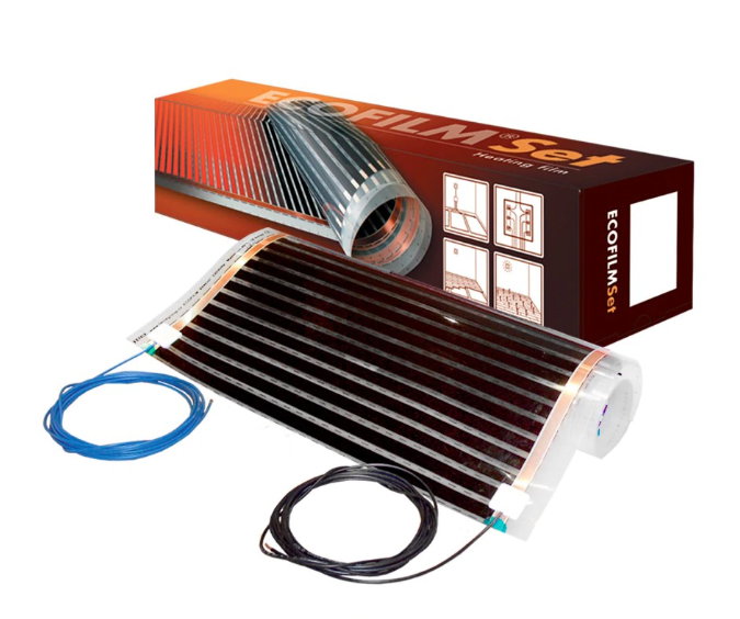Fußbodenheizung ECOFILM SET 60W / m2, Breite 60 cm