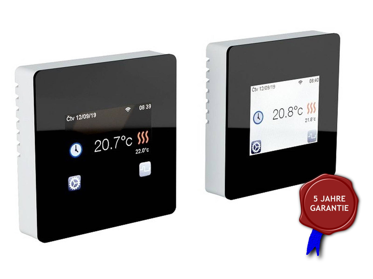Digitales Thermostat Fenix TFT - WIFI - schwarz