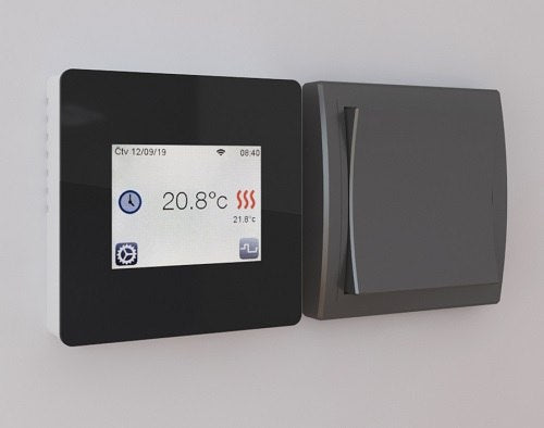 Digitales Thermostat Fenix TFT - WIFI - schwarz