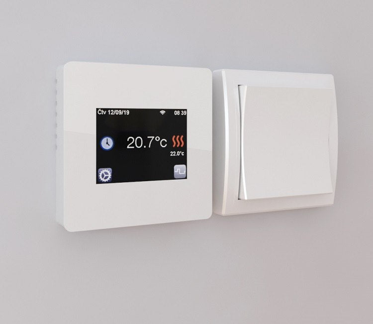 Digitales Thermostat Fenix TFT - WIFI - weiß