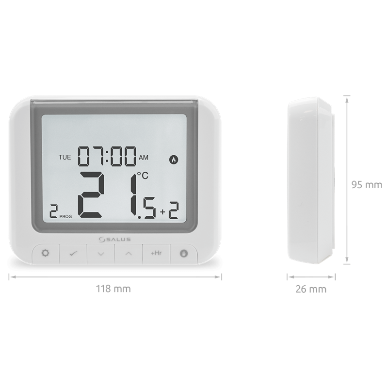 Sparset - Salus Thermostat WBRT520TX+ mit Funkstecker SPE868