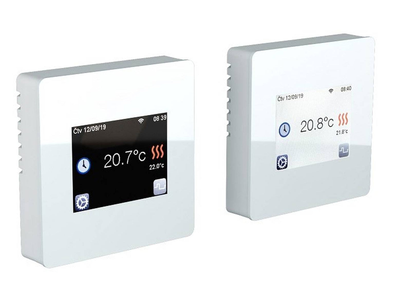 Montageset - Thermostat Fenix TFT - WIFI mit AL-MAT 80 W/m² für Laminat / Klickvinyl