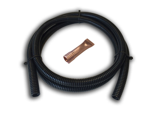 Wellrohr / Fühlerrohr für Fußbodentemperaturfühler