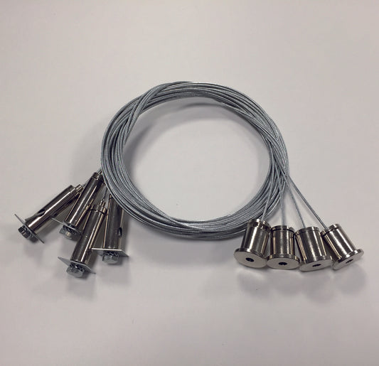 Seilaufhängung für Infrarot-Niedertemperaturheizungen ECOSUN